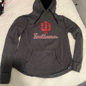 Colosseum Gray Long Sleeve Boxy Hoodie